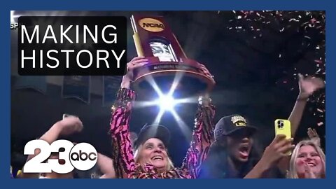 Women's championship March Madness game makes history