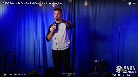 An LGBTQiAA+ lady takes offense at the comedian (K-von can’t stop laughing).