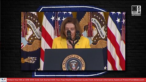 Nancy Pelosi Appears All Sauced Up To Heap Praise On Joe Biden's Regime