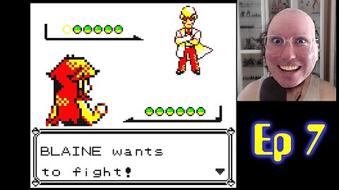 Let's Play! Pokémon Yellow Legacy part 7 Blaine the bald