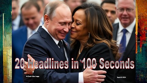 FlashCard Headlines In 100 Seconds: Politics & News 9/3/2024