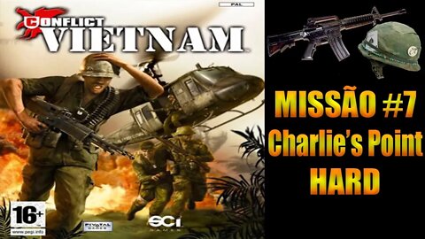 [PS2] - Conflict Vietnam - [Missão 7 - Charlie's Point - Hard] - PT-BR - 60Fps - [HD]