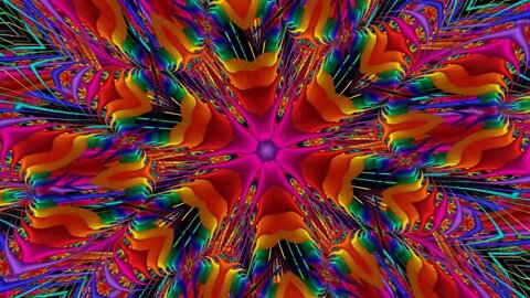 Abstract Art Kaleidoscope Meditation Visualization - Helps with Anxiety - Choose 5D