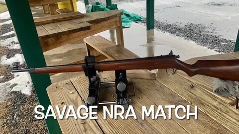 Savage NRA match rifle model 19. 22lr bolt action