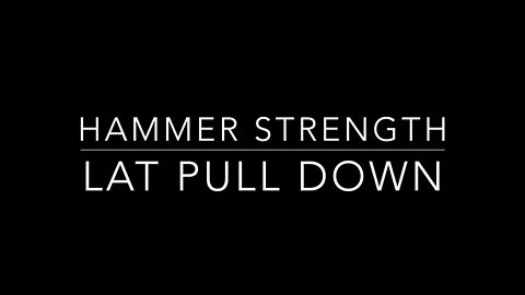 🏋️‍♂️ HOW TO Hammer Strength Lat Pulldown | with Coach Mike