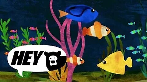 Hey Bear Sensory - Aquarium - Relaxing classical music - Soothing Sleep Video