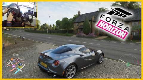 ALFA ROMEO 4C - Forza Horizon 4 Gameplay Realista / Logitech G29