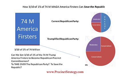 Precinct Strategy Two Key Graphics to Study. Dan Schultz June 8 2023