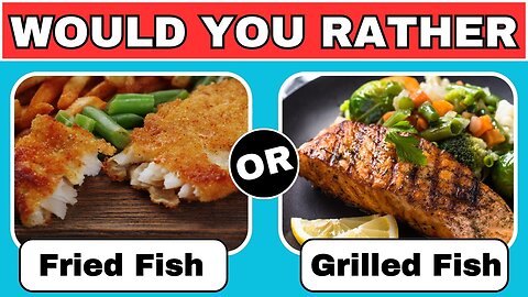 Would You Rather JUNK FOOD vs HEALTHY FOOD 🌮🍔 Would You Rather - HARDEST Choices Ever!