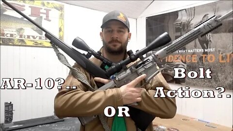 AR-10 vs Bolt Action... What is the best hunting rifle?...