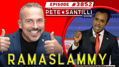 RAMASLAMMY: Vivek Body Slams Corrupt Candidates [PETE SANTILLI SHOW #3852 12.07.23@8AM]