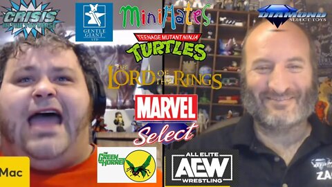 Diamond Select Toys Post SDCC 2022 Toy Talk with Zach Oat- Minimates, AEW, Marvel Select, LOTR, TMNT