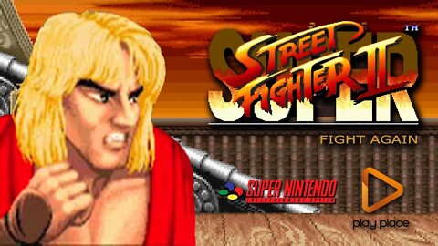 Super Street Fighter 2 Fight Again - Super Nintendo