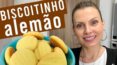 APRENDA A FAZER BISCOITINHO ALEMÃO FÁCIL! | DERRETE NA BOCA!