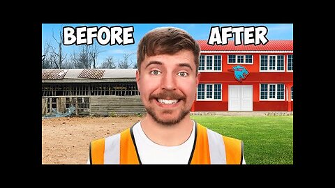 We Built A School | Mr beast