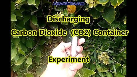 Carbon Dioxide CO2 Discharging in the water Experiment What Will Happen