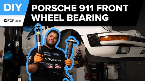 Vintage Air-Cooled Porsche 911 Front Wheel Bearing Replacement DIY (1974-1989 911SC, 3.2 Carrera)