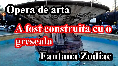 Fantana Zodiac, opera de arta incalca regulile de scriere cu cifre romane. Greseala de 88 de ani