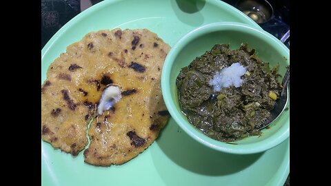 punjabiyon ki special lunch thali makki ki roti aur sarson ke sath hi recipe