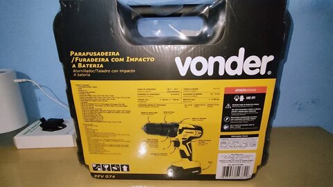 PARAFUSADEIRA VONDER PFV012I COM IMPACTO - UNBOXING