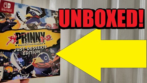 Unboxing Prinny 1 & 2 on the Nintendo Switch!