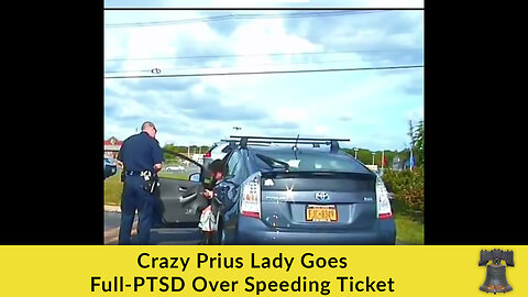 Crazy Prius Lady Goes Full-PTSD Over Speeding Ticket