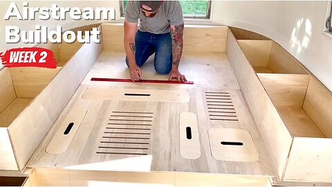 Airstream Storage Bed || Custom Building an Airstream