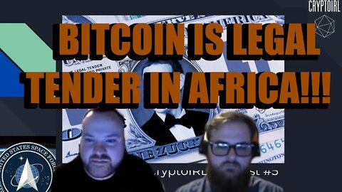 Bitcoin is now Legal Tender in the Central African Republic - BIG DEAL!