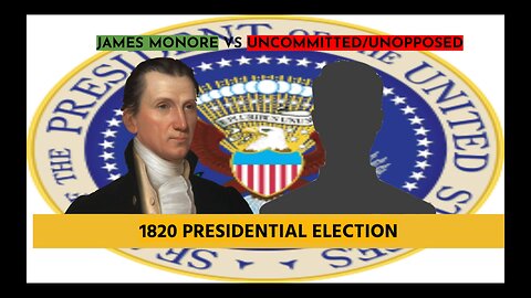 Custom CNN Election Night | 1820 James Monroe vs Uncommitted