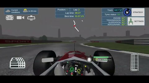 F1 22 wet practice gameplay andriod