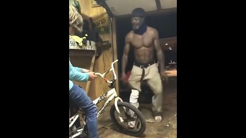 This Kid Just Wanted To Ride His Bike, Got A Crackhead Freakshow Instead