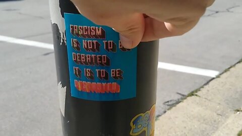 FASCISM IS NOT TO BE DEBATED IT IS TO BE DESTROYED