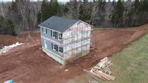 360 Circle Shot of House being built