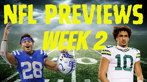 NFL Previews: Week 2 - Colts vs Packers