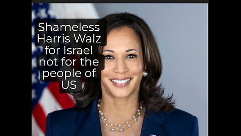 Kamala Harris vows to keep arming Israel as Israel continues genocide in Gaza, West bank Palestine