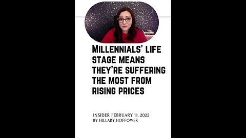 Millennial's Suffering Most From #inflation #millennials #news #media #shorts