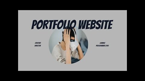 Build and deploy portfolio website #1 using ReactJS, NextJS and TailwindCSS