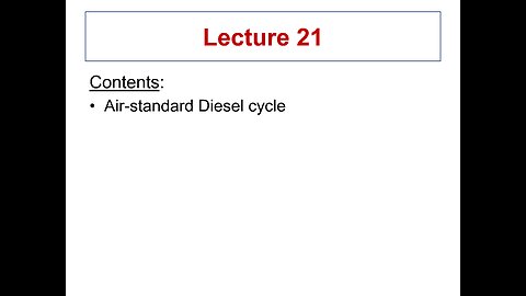 Lecture 21 - ME 3293 Thermodynamics I (Spring 2021)