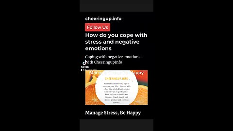 Manage Stress Be Happy