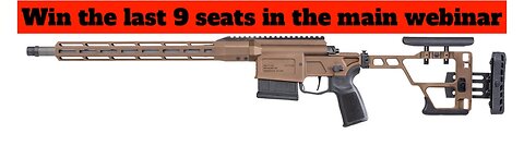 Sig Sauer Cross Rifle FDE FINAL MINI For The Last 9 Seats In The Main Webinar