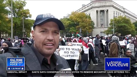 BREAKING: Huge Pro-Hamas Protest Happening in D.C.