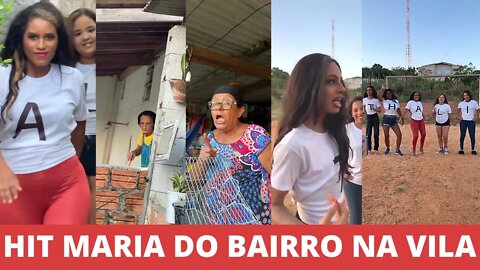 CARLINHOS MAIA e BRANCA ZOANDO AS MENINAS DANÇANDO HITS DE MARIA DO BAIRRO