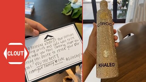 DJ Khaled Gets Gifted A Exclusive 'Ciroc' Bottle For His 44th Birthday From Diddy!