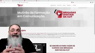 CUT anuncia BRIGADAS DIGITAIS para fazer propaganda para LULA