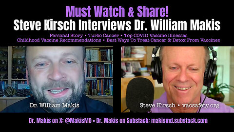 Dr. William Makis: Best Ways To Treat Cancer, Turbo Cancer & Detox From COVID Vaccines!