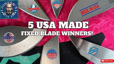 USA Made Fixed Blade Winners!