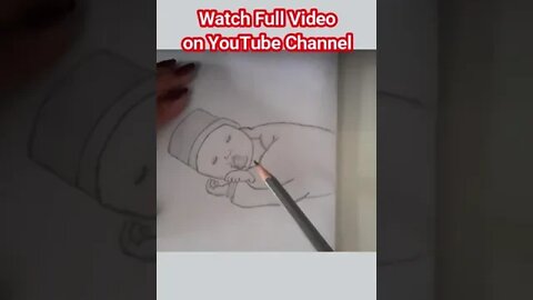 Baby Sleeping Pencil Drawing Tutorial #babydrawing #shortsvideo