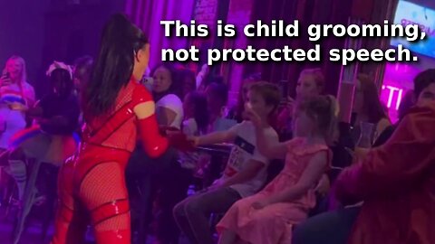 Not Letting Drag Show Trannies Groom Children is an Attack on Their Freedom of Speech 🤡🌎