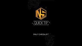 DAILY CHECKLIST #quicktip #nugsmasher #shorts #rosin