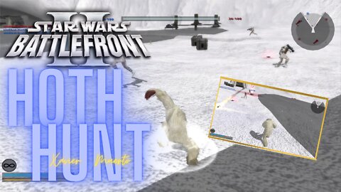 Star Wars Battlefront 2 (2005) Multiplayer / Hoth - Hunt with Xavier Muerto